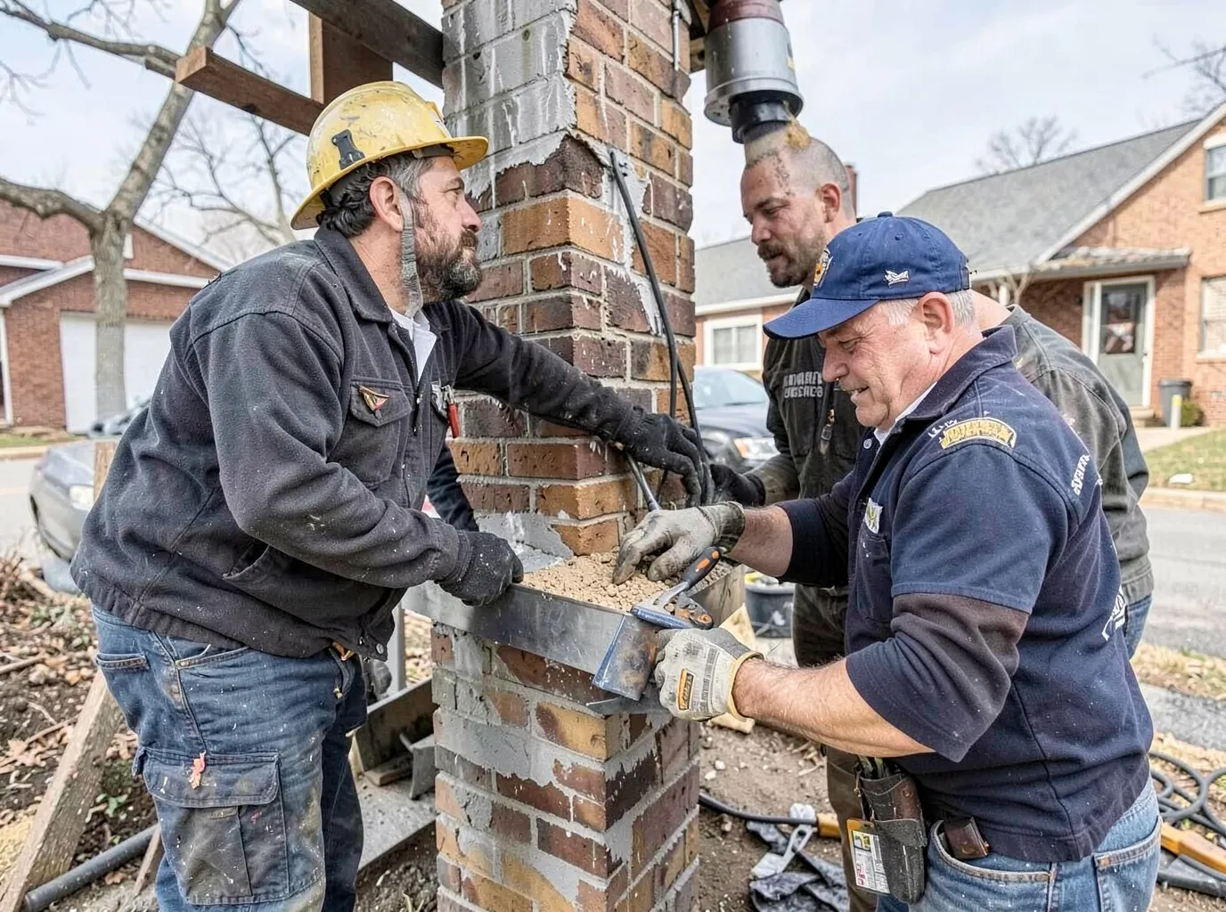 Chimney Flashing Repair in Sioux City