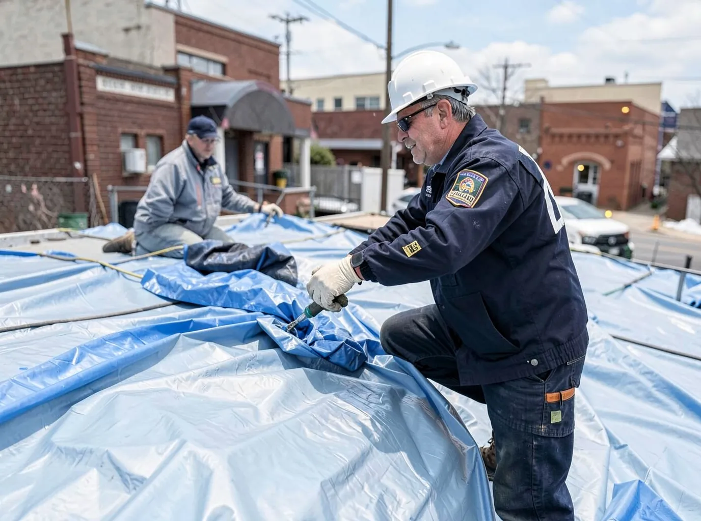 Emergency Roof Tarping in Sioux City