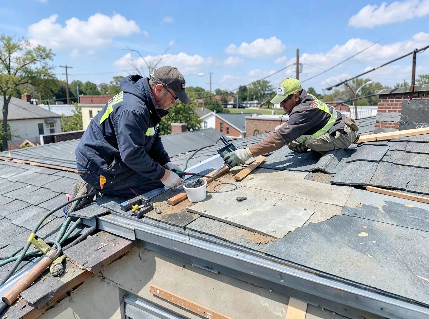 Wind Damage Roof Repair in Sioux City